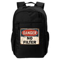 Danger No Filter Warning  Backpack