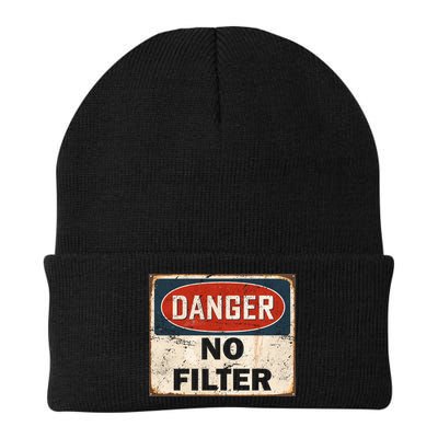 Danger No Filter Warning  Beanie