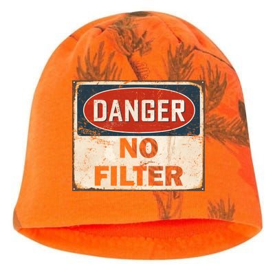 Danger No Filter Warning  Kati - Camo Knit Beanie