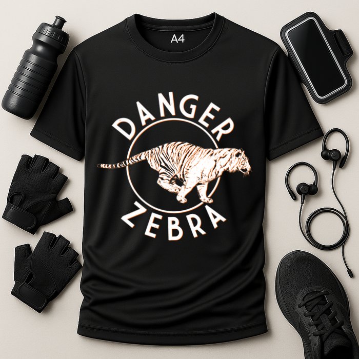 Danger Zebra Cooling Performance Crew T-Shirt