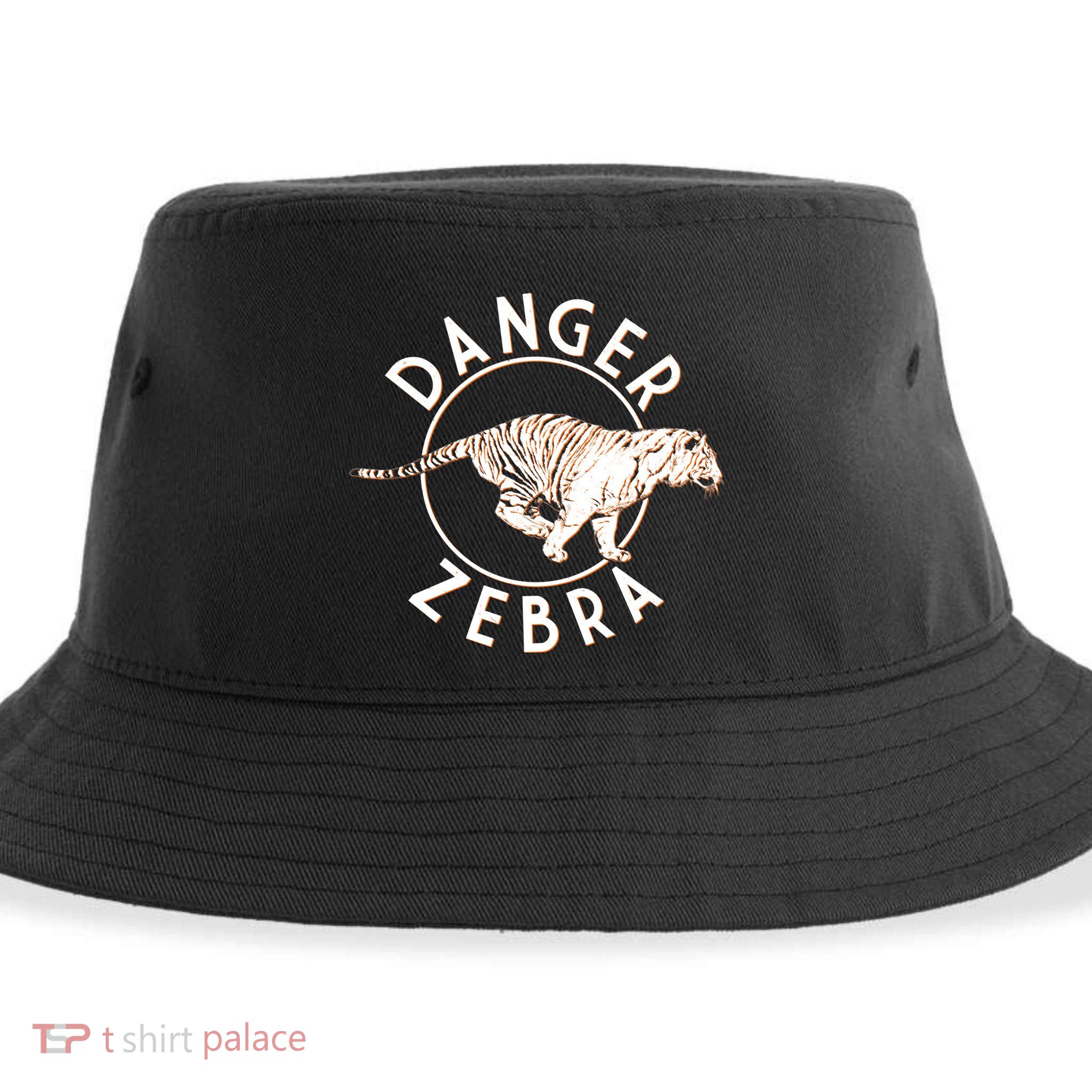 Danger Zebra Sustainable Bucket Hat