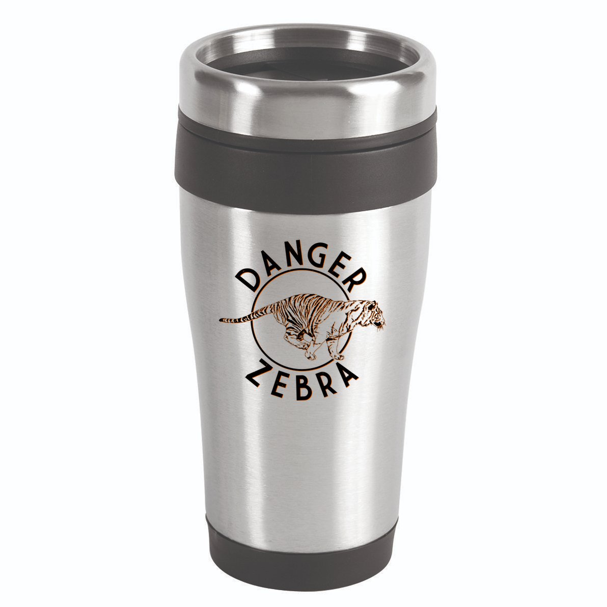 Danger Zebra 16oz Travel Tumbler