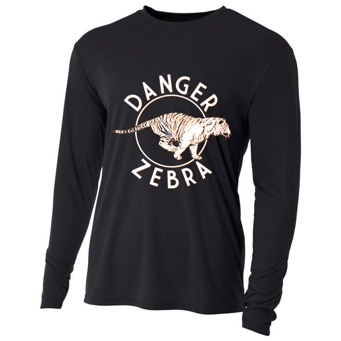 Danger Zebra Cooling Performance Long Sleeve Crew