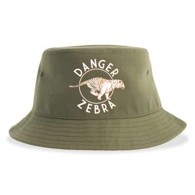 Danger Zebra Sustainable Bucket Hat