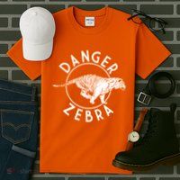 Danger Zebra Tall T-Shirt