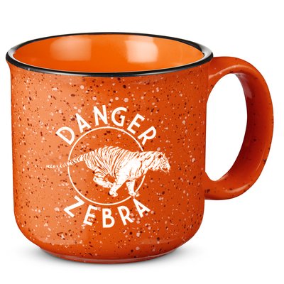 Danger Zebra 15oz Campfire Ceramic Mug