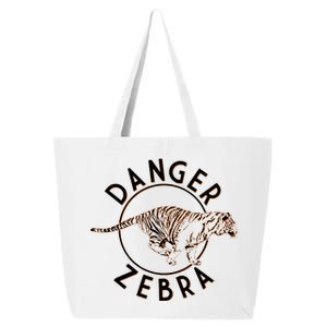 Danger Zebra 25L Jumbo Tote