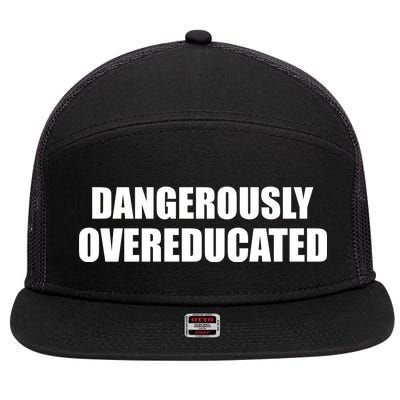 Dangerously Overeducated 7 Panel Mesh Trucker Snapback Hat