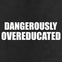 Dangerously Overeducated 7 Panel Mesh Trucker Snapback Hat