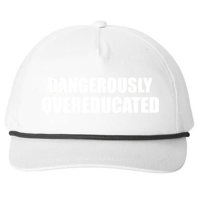 Dangerously Overeducated Snapback Five-Panel Rope Hat