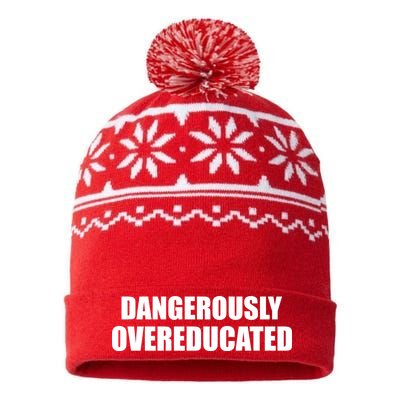 Dangerously Overeducated USA-Made Snowflake Beanie