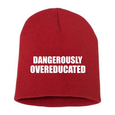 Dangerously Overeducated Short Acrylic Beanie