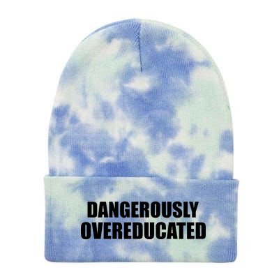 Dangerously Overeducated Tie Dye 12in Knit Beanie