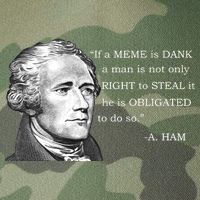 Dank Memes Alexander Hamilton A. Ham Quote Legacy Tie Dye Trucker Hat
