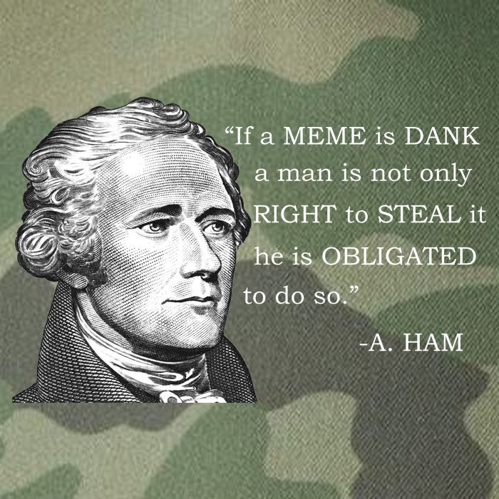 Dank Memes Alexander Hamilton A. Ham Quote Legacy Tie Dye Trucker Hat