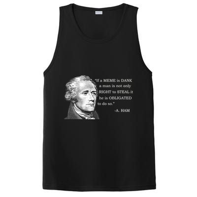 Dank Memes Alexander Hamilton A. Ham Quote PosiCharge Competitor Tank