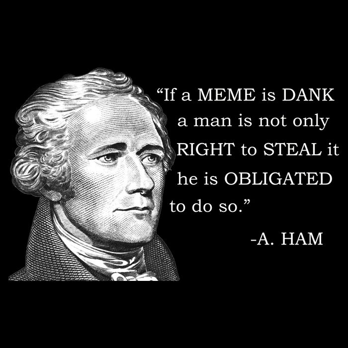 Dank Memes Alexander Hamilton A. Ham Quote Full Zip Hoodie