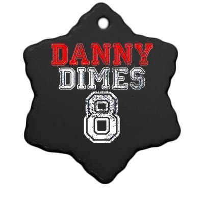 Danny Dimes NY Shine QB Football Ceramic Star Ornament