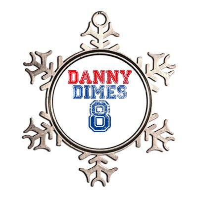 Danny Dimes NY Shine QB Football Metallic Star Ornament