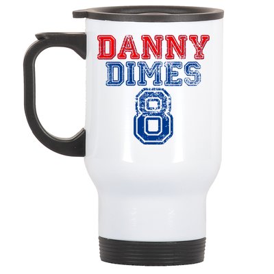 Danny Dimes NY Shine QB Football Stainless Steel Travel Mug