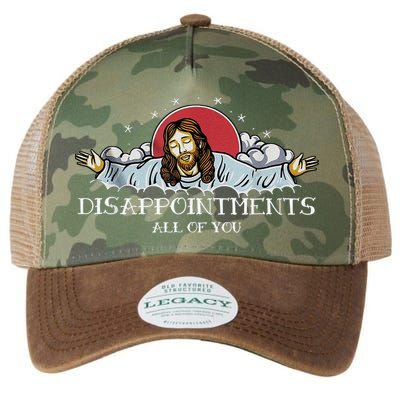Disappointments All Of You Jesus God Legacy Tie Dye Trucker Hat