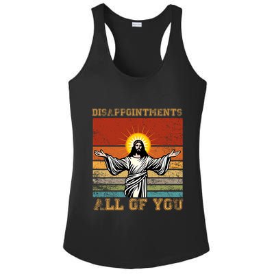 Disappointments All Of You Jesus Christian Religion Ladies PosiCharge Competitor Racerback Tank