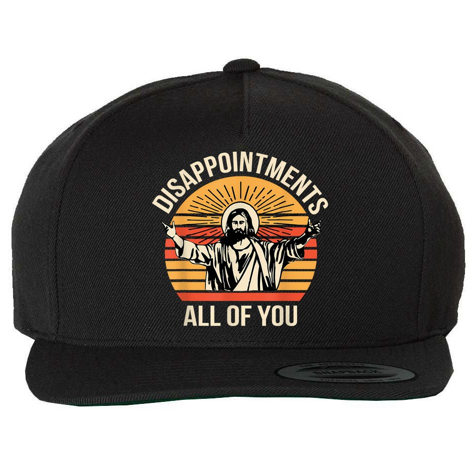 Disappointments All Of You Wool Snapback Cap