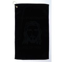 Disappointments All Of You Jesus Funny Sarcastic Christian Golf Towel