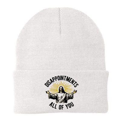 Disappointments All Of You Funny Jesus Meme Beanie