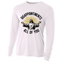 Disappointments All Of You Funny Jesus Meme Cooling Performance Long Sleeve Crew
