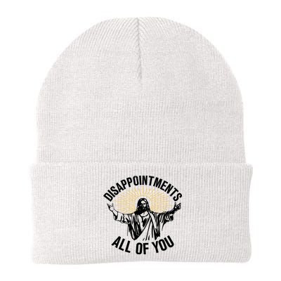 Disappointments All Of You Funny Jesus Meme Beanie