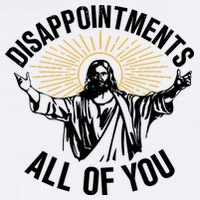 Disappointments All Of You Funny Jesus Meme Flatbill Hat