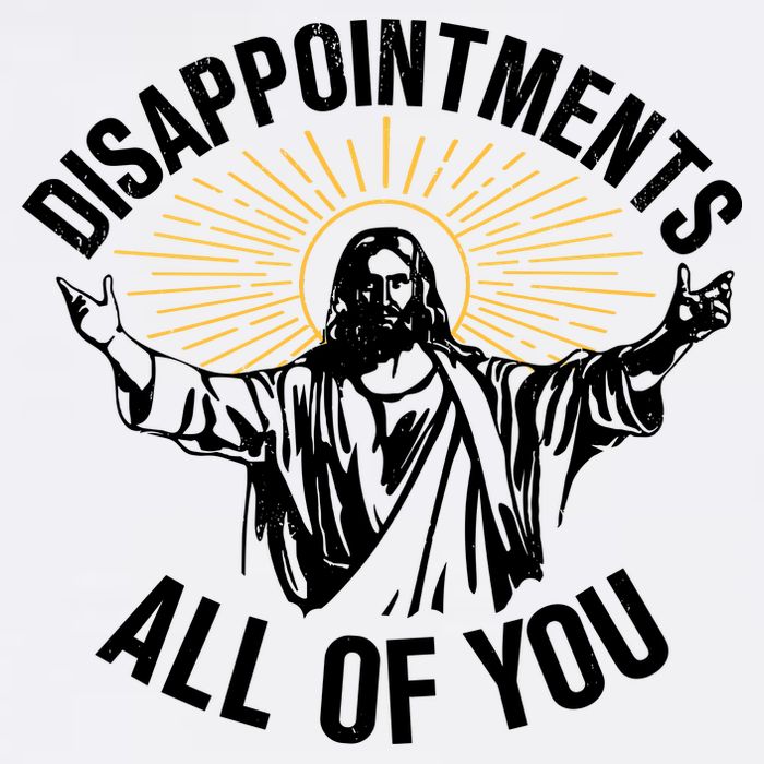 Disappointments All Of You Funny Jesus Meme Flatbill Hat