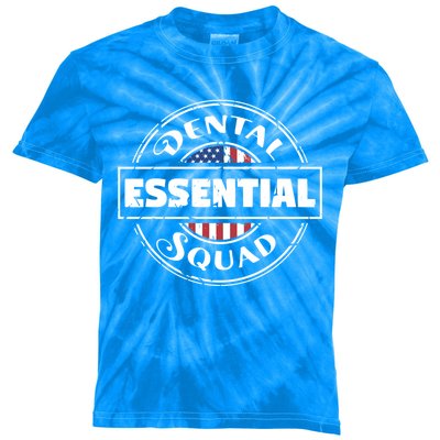 Dentist Assistant Orthodontic Essential Dental Squad Gift Kids Tie-Dye T-Shirt