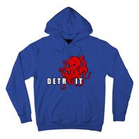 Detroit Adult Octopus Hockey Kraken Downtown Motor City Cute Gift Gift Hoodie