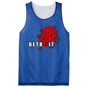 Detroit Adult Octopus Hockey Kraken Downtown Motor City Cute Gift Gift Mesh Reversible Basketball Jersey Tank