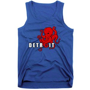 Detroit Adult Octopus Hockey Kraken Downtown Motor City Cute Gift Gift Tank Top