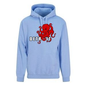 Detroit Adult Octopus Hockey Kraken Downtown Motor City Cute Gift Gift Unisex Surf Hoodie