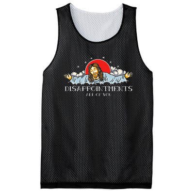 Disappointments All Of You Jesus Sarcastic Humor Mesh Reversible Basketball Jersey Tank