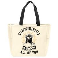 Disappointements All Of You Jesus Meme Religious Christian Zip Tote Bag