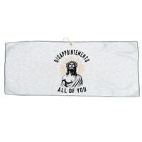 Disappointements All Of You Jesus Meme Religious Christian Large Microfiber Waffle Golf Towel