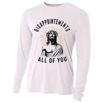 Disappointements All Of You Jesus Meme Religious Christian Cooling Performance Long Sleeve Crew