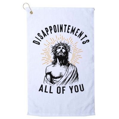 Disappointements All Of You Jesus Meme Religious Christian Golf Towel