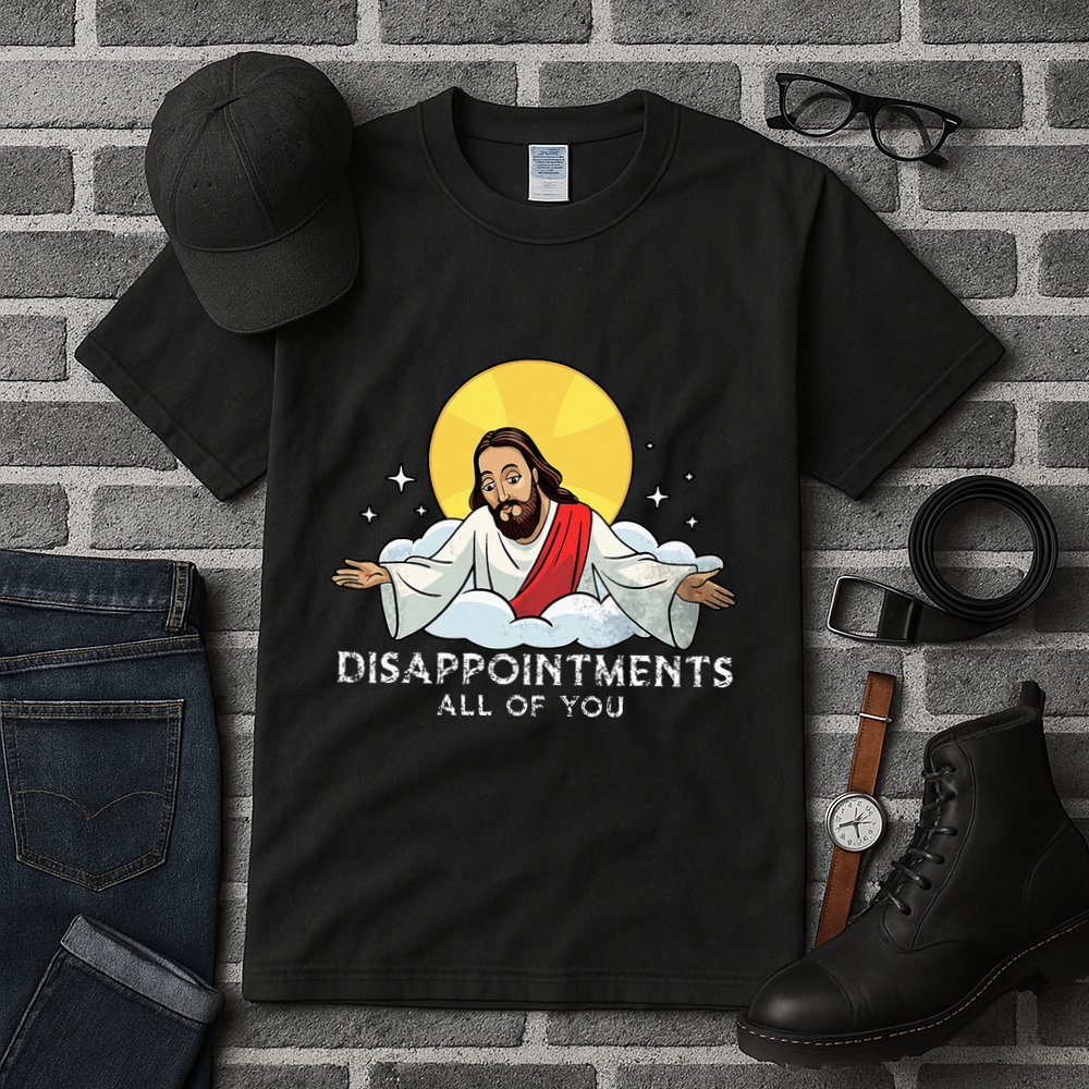 Disappointments All Of You Jesus God Sarcastic Humor Tall T-Shirt