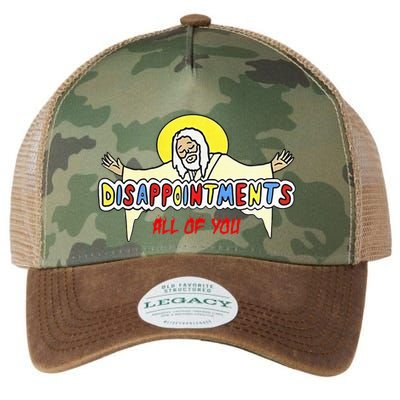 Disappointments All Of You Jesus Sarcastic Humor Legacy Tie Dye Trucker Hat