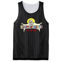 Disappointments All Of You Jesus Sarcastic Humor Mesh Reversible Basketball Jersey Tank