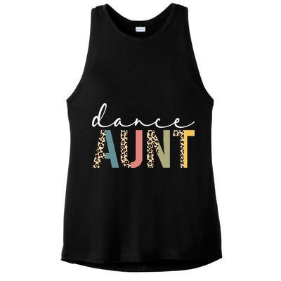 Dance Aunt Of A Dancer Aunt Dancing happy Mother's Day Ladies PosiCharge Tri-Blend Wicking Tank