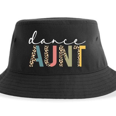 Dance Aunt Of A Dancer Aunt Dancing happy Mother's Day Sustainable Bucket Hat