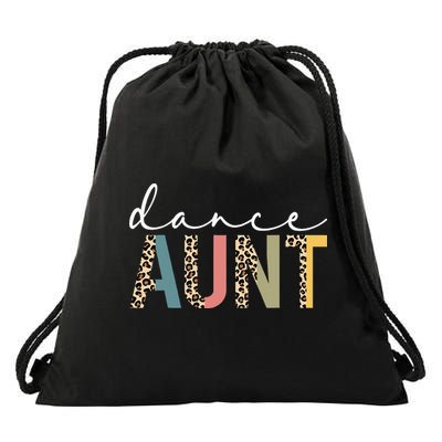 Dance Aunt Of A Dancer Aunt Dancing happy Mother's Day Drawstring Bag