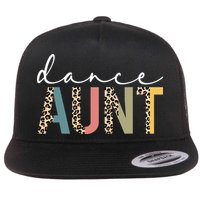 Dance Aunt Of A Dancer Aunt Dancing happy Mother's Day Flat Bill Trucker Hat